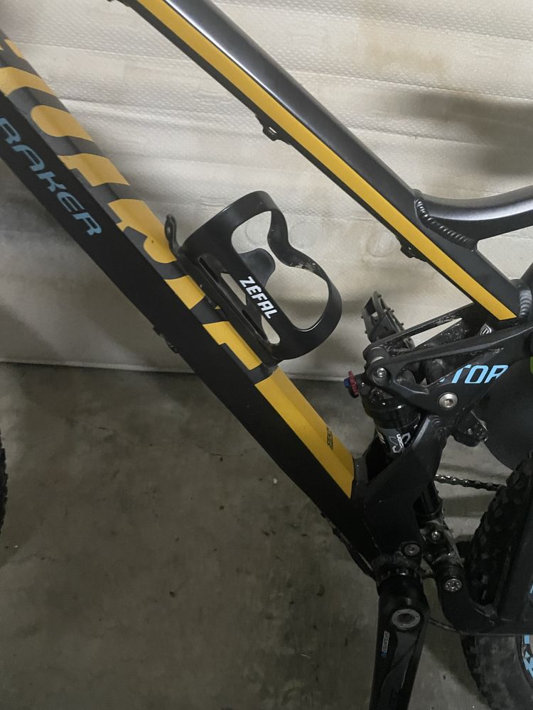 mondraker factor 27.5” 2018 black / orange / blue sky