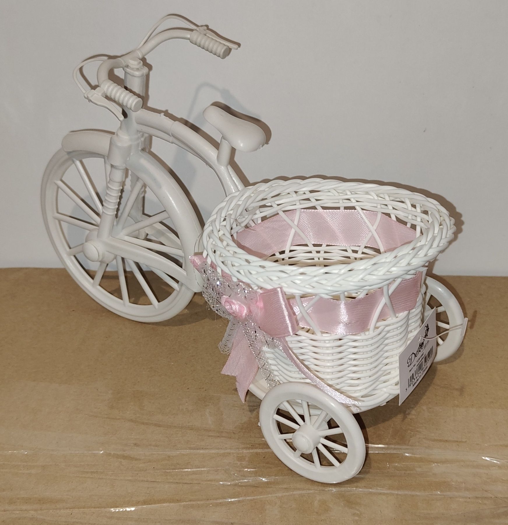 Doniczka Osłonka Ozdobna Rower 26 x 13 x 17cm