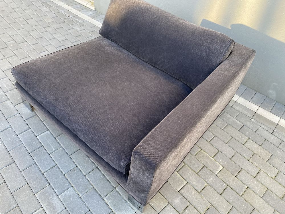 Sofa chaise longe minotti pollock - 130x130 - enchimento penas