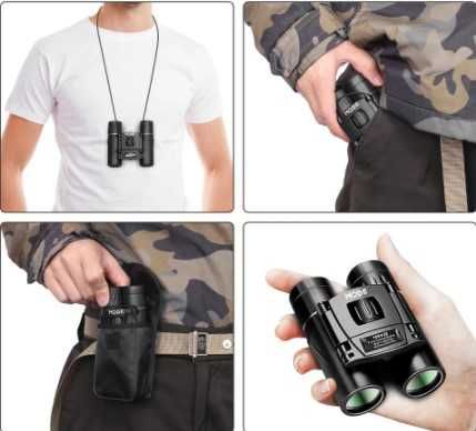 Binóculos Compacto Longo alcance 2500m Sistema BaK4 HD