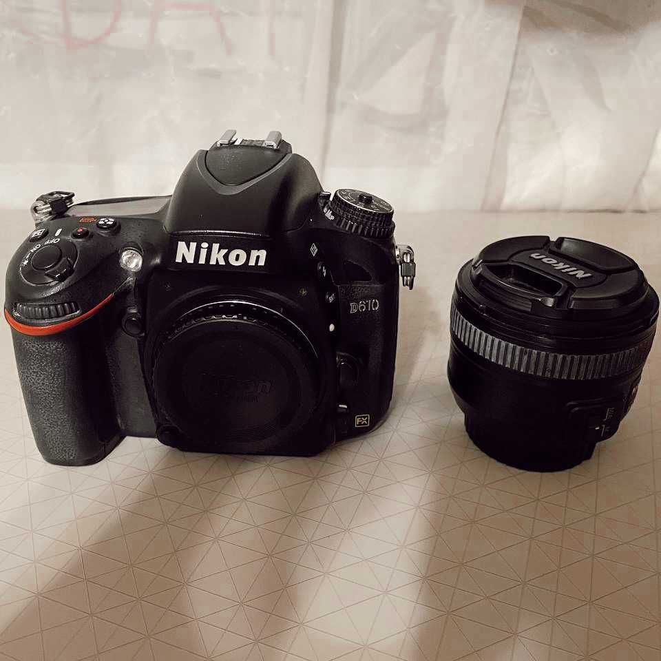 Фотоапарат Nikon D610 Body новий затвор  + Об'єктив 50mm f/1.8