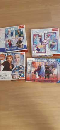 Puzzle i gra Kraina Lodu (Frozen)