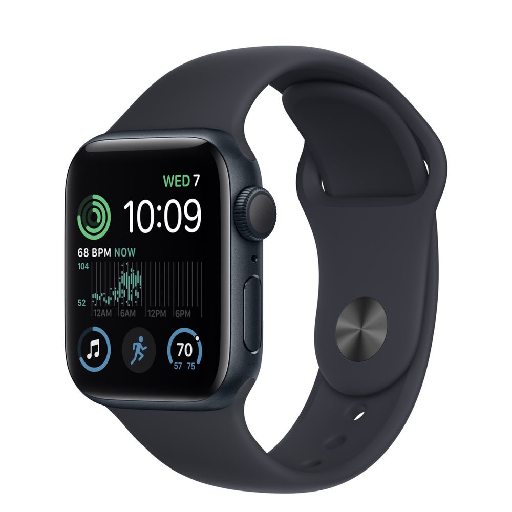NEW 2023 Apple Watch SE 2 Gen 40 mm GPS Midnight Sport Band