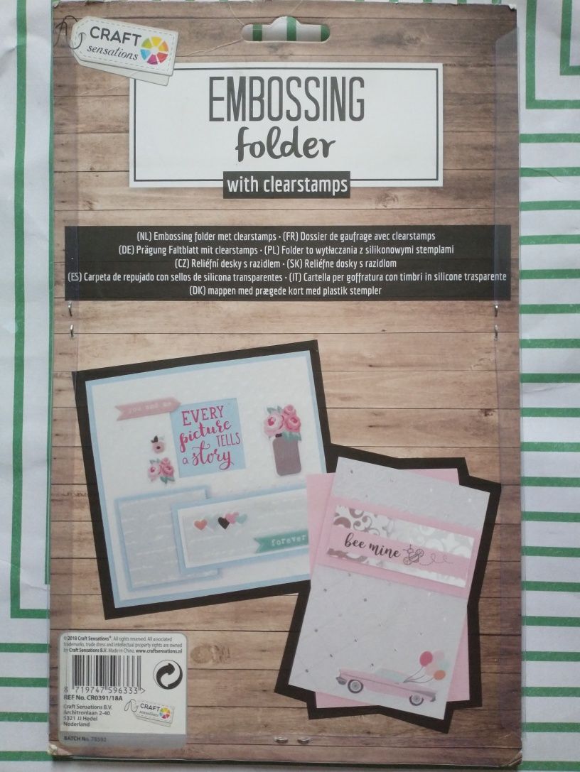 folder do wytłaczania embossing pieczątki scrapbooking stemple kropki