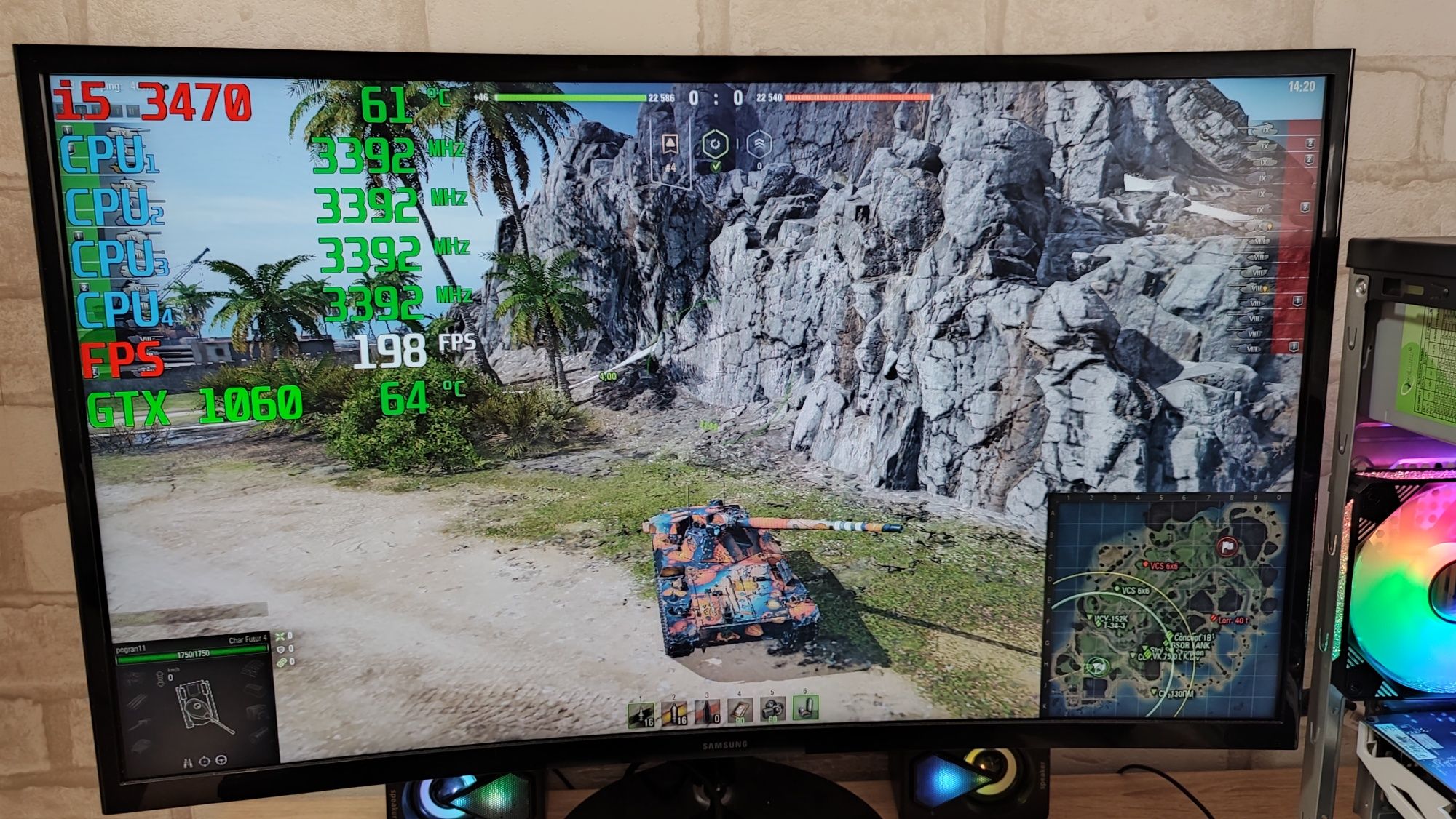 Игровой ПК i5 GTX 1060 CS 2 GTA5 WOT fortnite RUST dota2