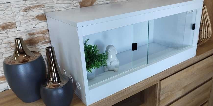 Producent Terrarium białe - jaszczurka  jeż  wąż agama gekon-Dostępne!