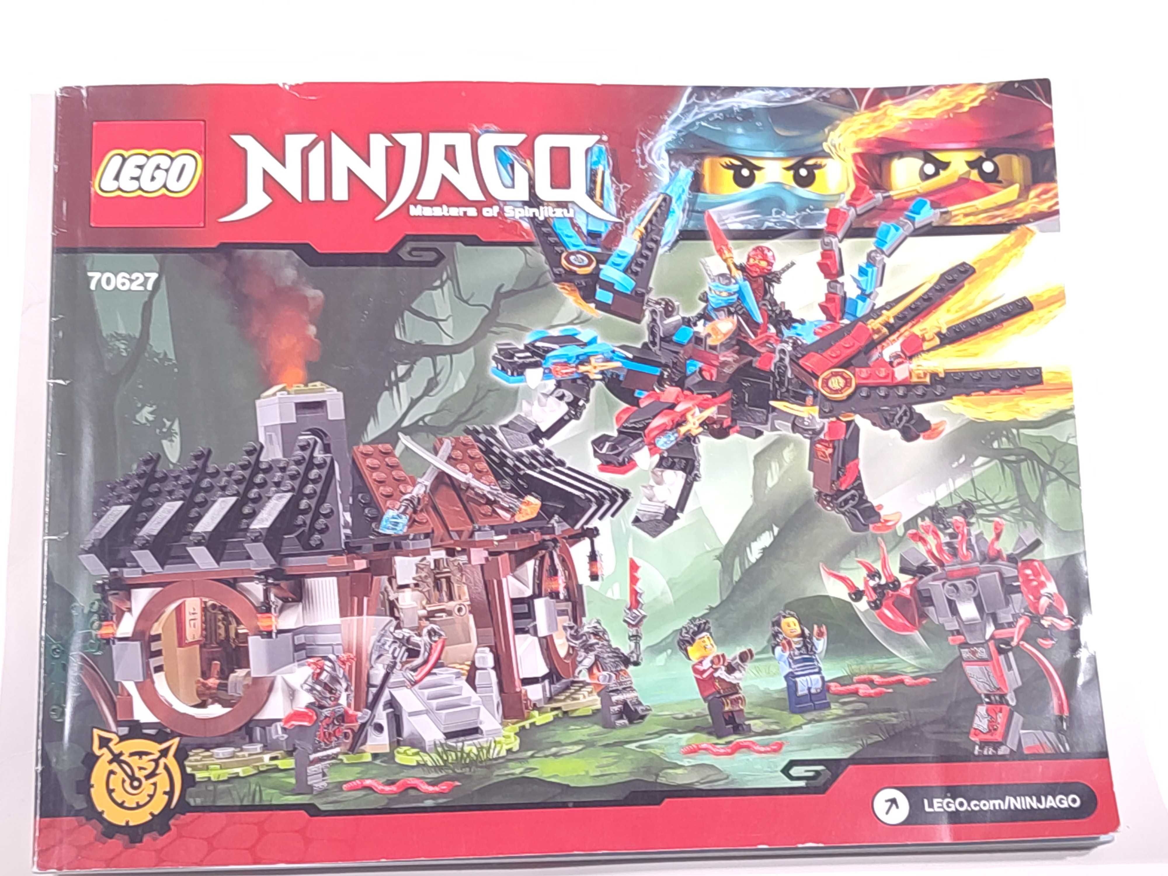 LEGO Ninjago 70627 - Kuźnia Smoka - Komplet 100%