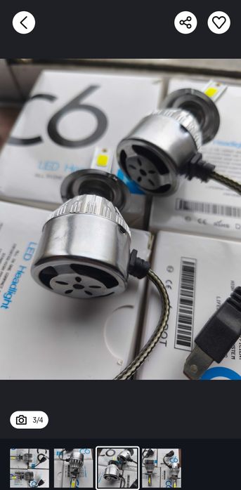 Par Lâmpadas H7 - 6000k Luz Branca