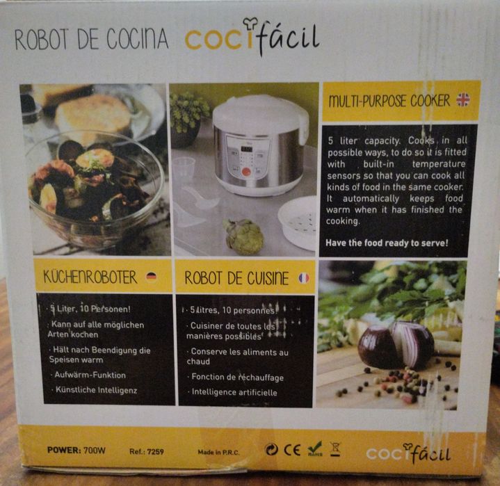 Robô de cozinha NOVO caixa original