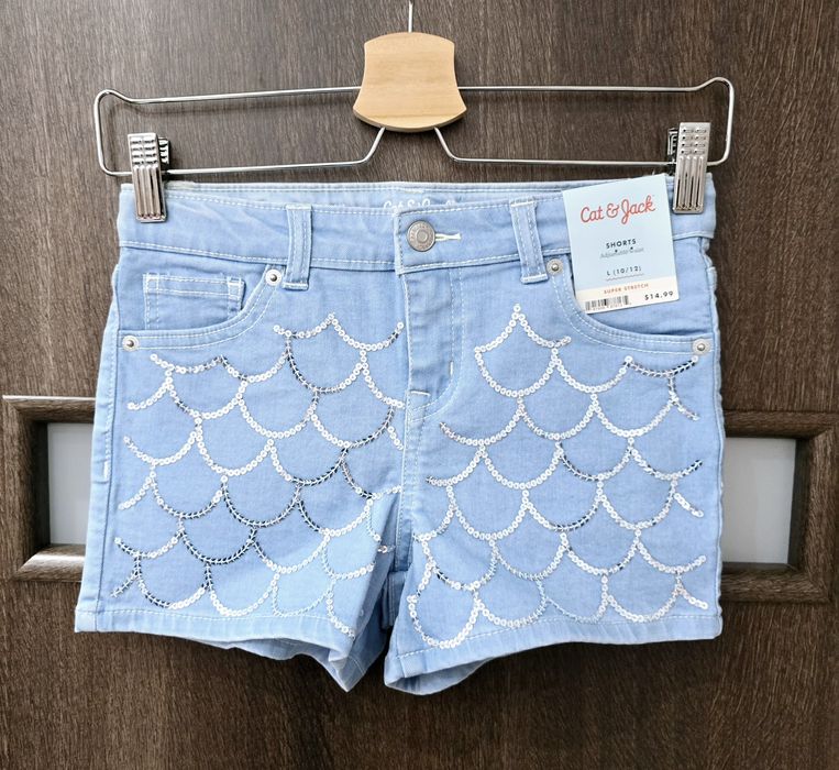 Cat&jack oryginalne spodenki jeansowe z USA 140 nowe