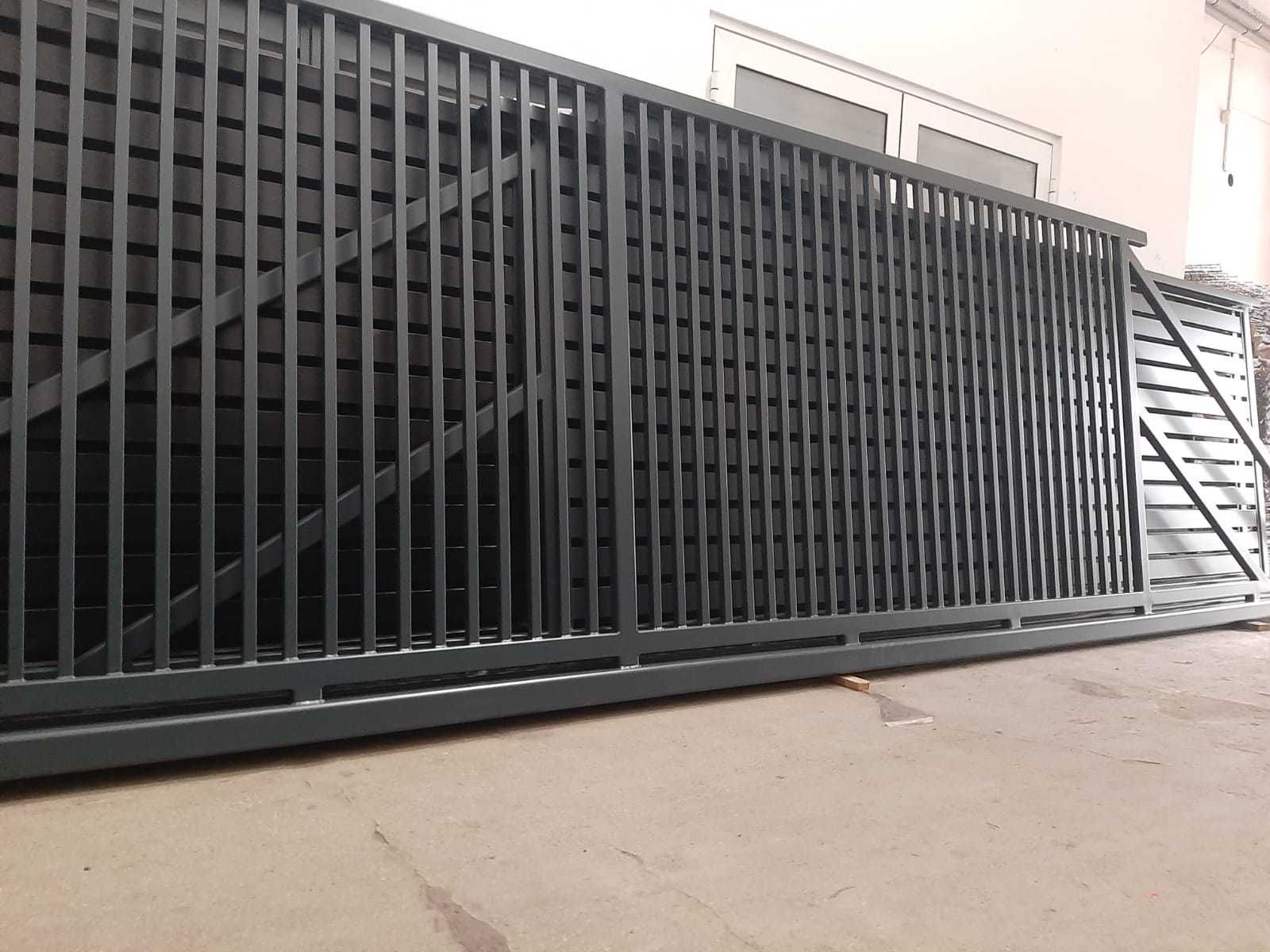 Brama przesuwna profilowa plus 4x1,5m Potrójne zabezpieczenie. Komplet