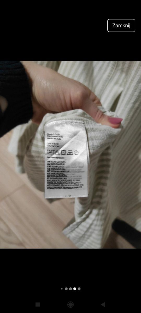 Koszula męska H&M xxl bawełna