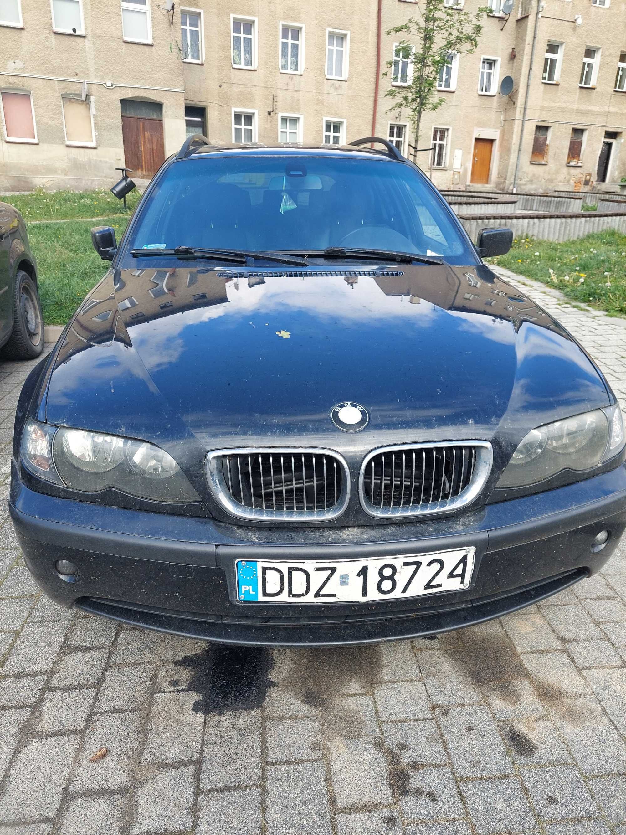 BMW 320d - uszkodzony