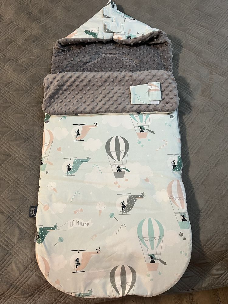 La Millou Stroller Bag Premium Miss Cloudy M Grey