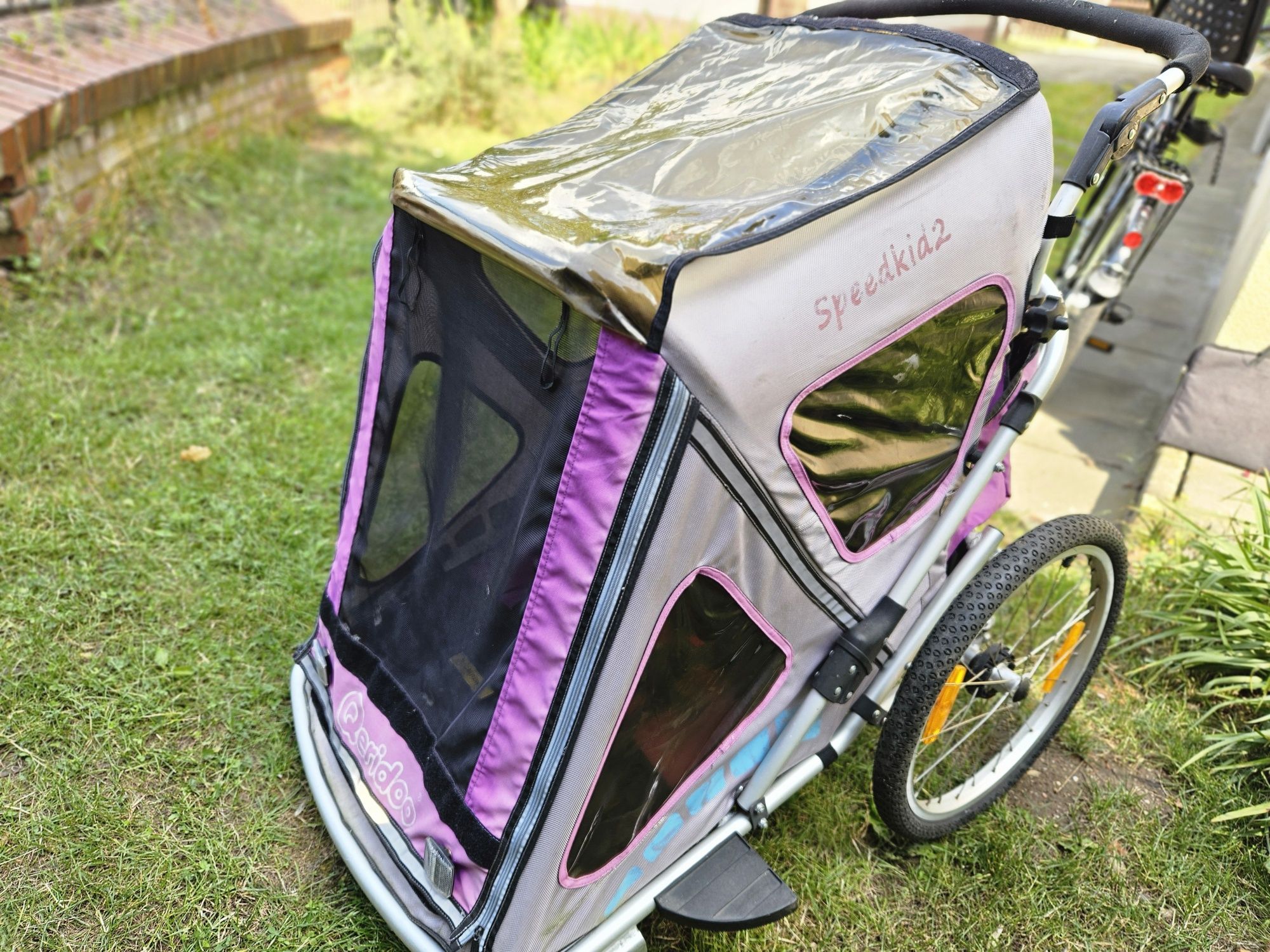Przyczepka rowerowa Qeridoo 2w1