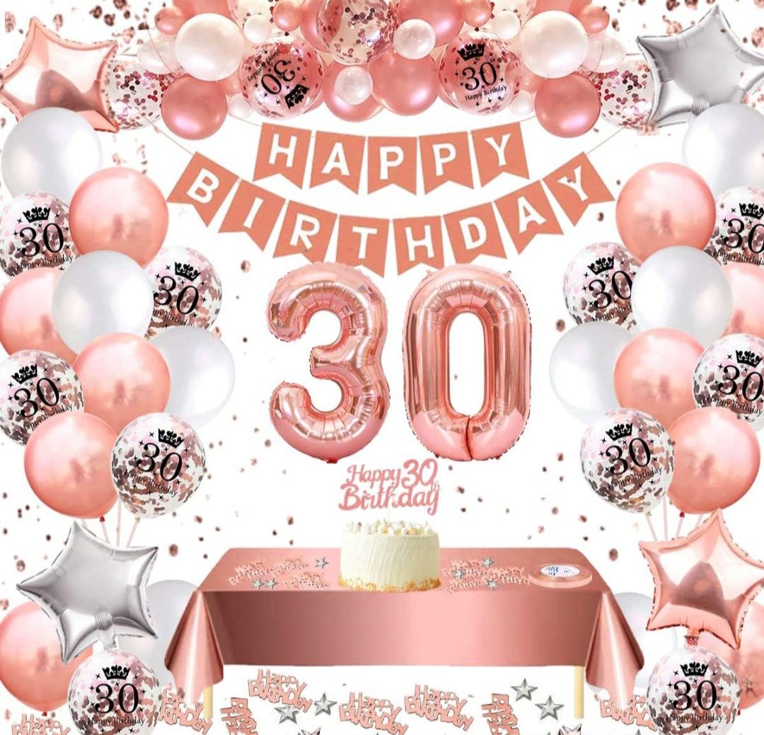 Balony 30 urodziny nowe