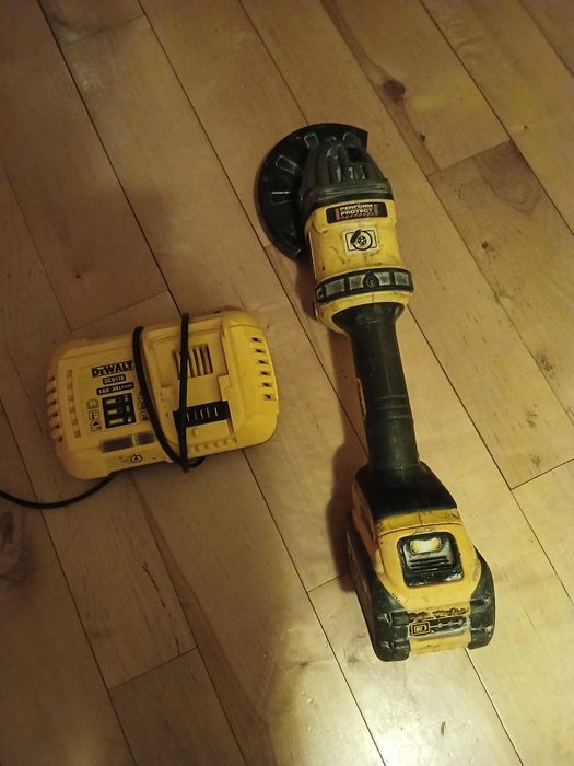 Szlifierka kątowa. Flex Dewalt dcg414 plus aku 6 ah i ładowarka