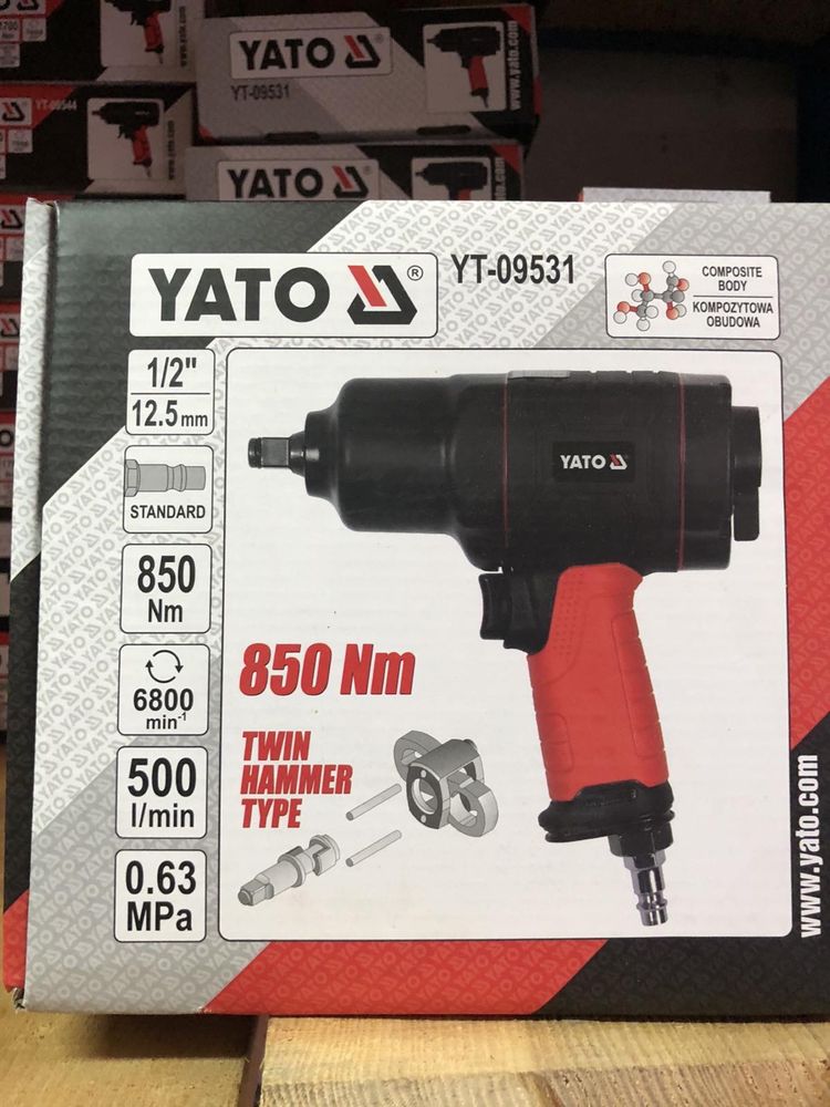 Пневматический гайковерт Yato yt-0953 -5470/гайковерт Yt-09544 -2910
