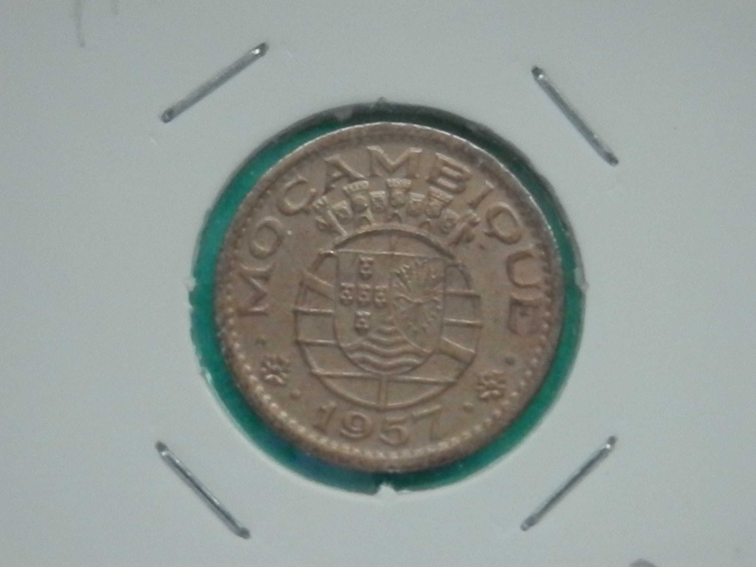 501 - Moçambique: 50 centavos 1957 bronze, por 1,50