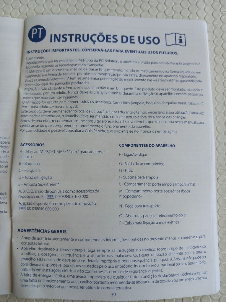 Aerossol de pistão * PIC Solution