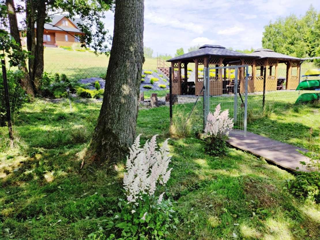 Dom nad jeziorem - wolne terminy od 21.08.2025 - pomost - łódka