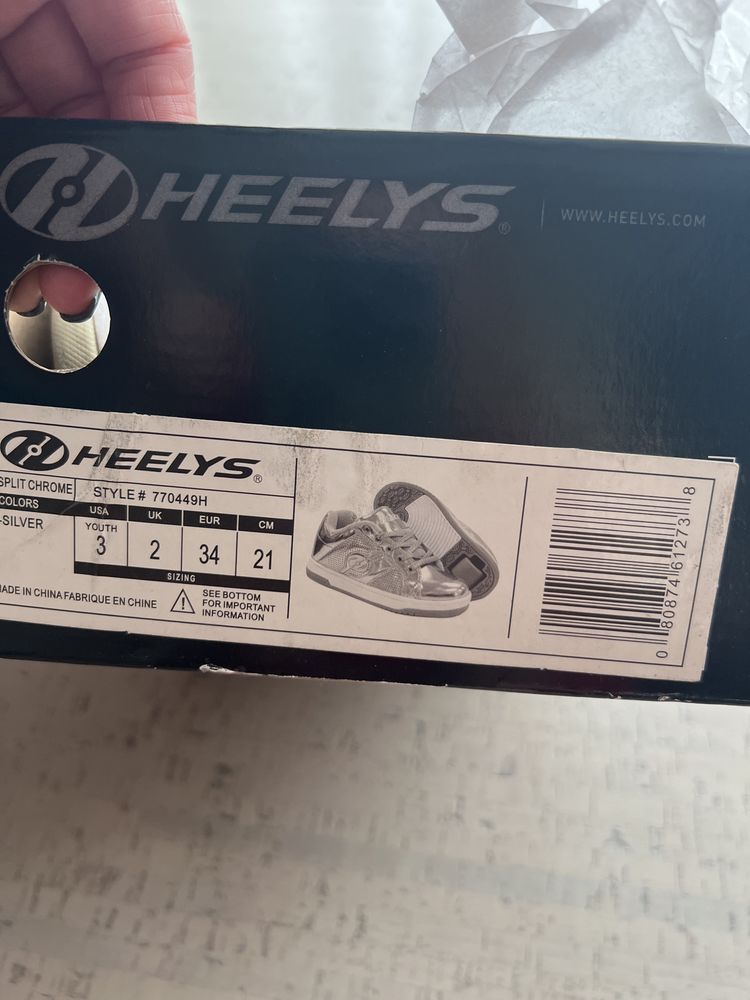 Heelys кроссовки на колесиках 34р