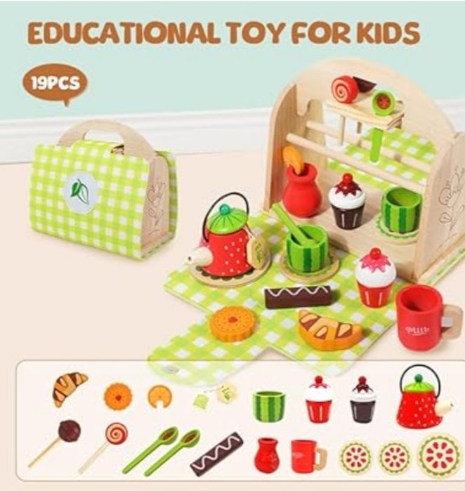 Набір  Монтессорі  19 предметів Чайна церемонія