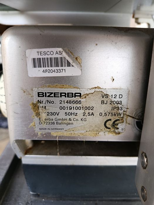 Krajalnica do wędlin sera automatyczna BIZERBA VS 12D MaGa