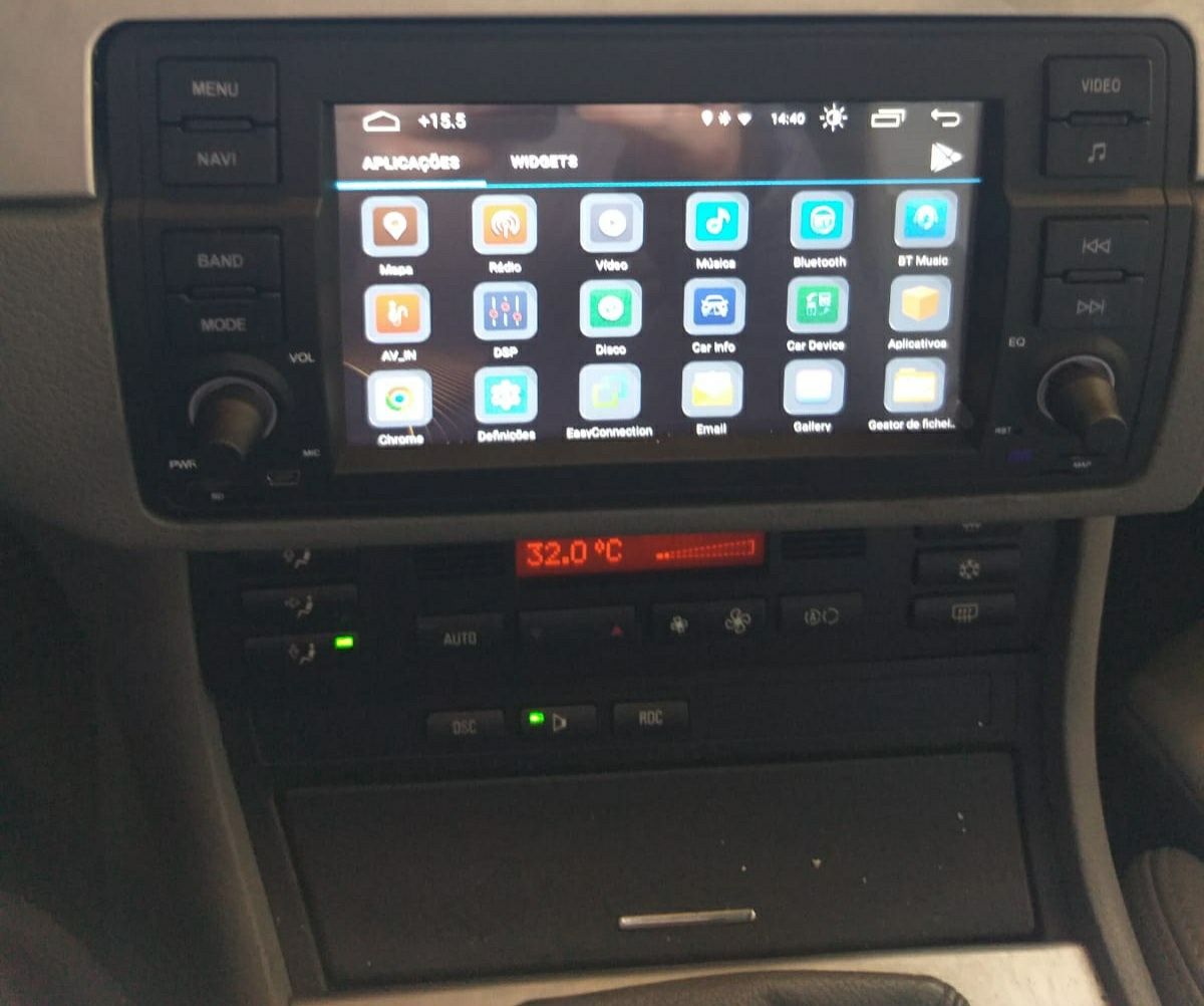 Auto rádio para bmw 320d e46