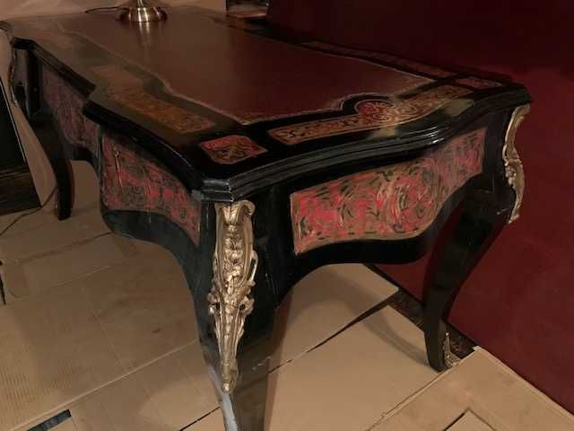 Zabytkowe biurko a'la Boulle - UNIKAT - tylko dla konesera sztuki
