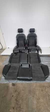 Fotele, siedzenia kpl. pół skóry-alcantara audi A6 C6 4F0 sedan