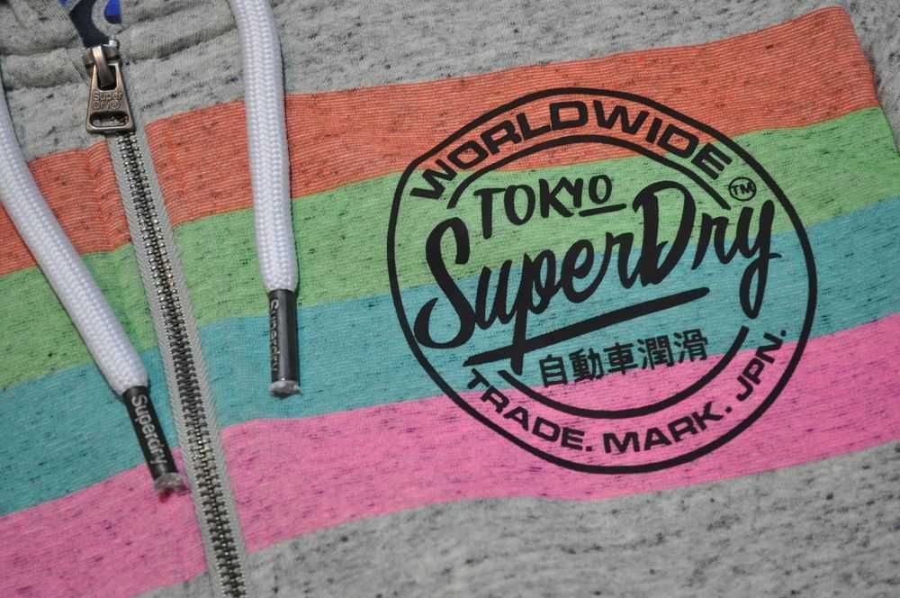 SUPERDRY M bluza męska z kapturem kangurka JAPAN styl