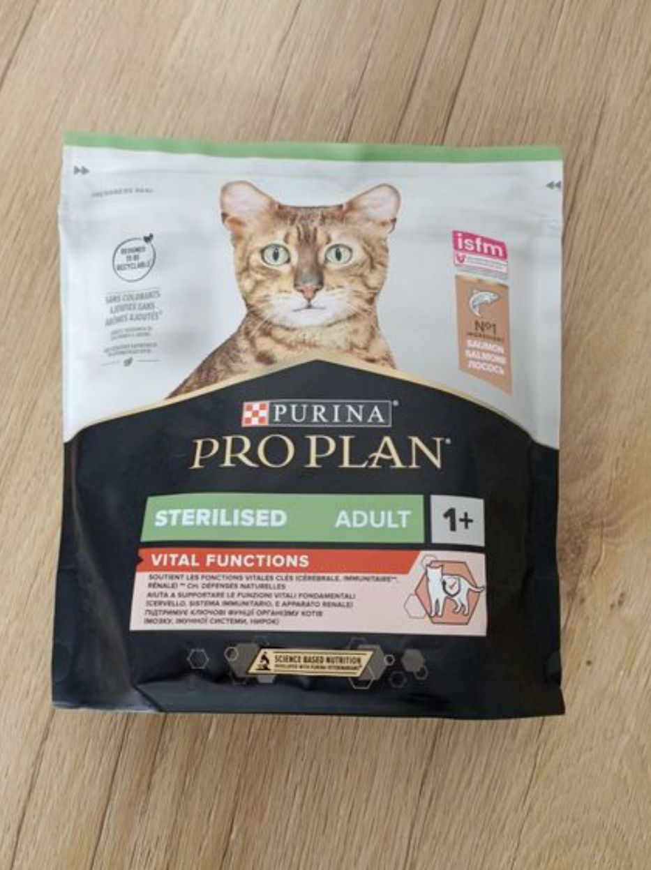 Karma dla kota kotów PURINA Pro Plan Sterilised Vital Functions Łosoś