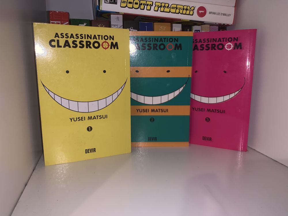 Assassination Classroom Volumes 1 2 e 3 em portugues Devir