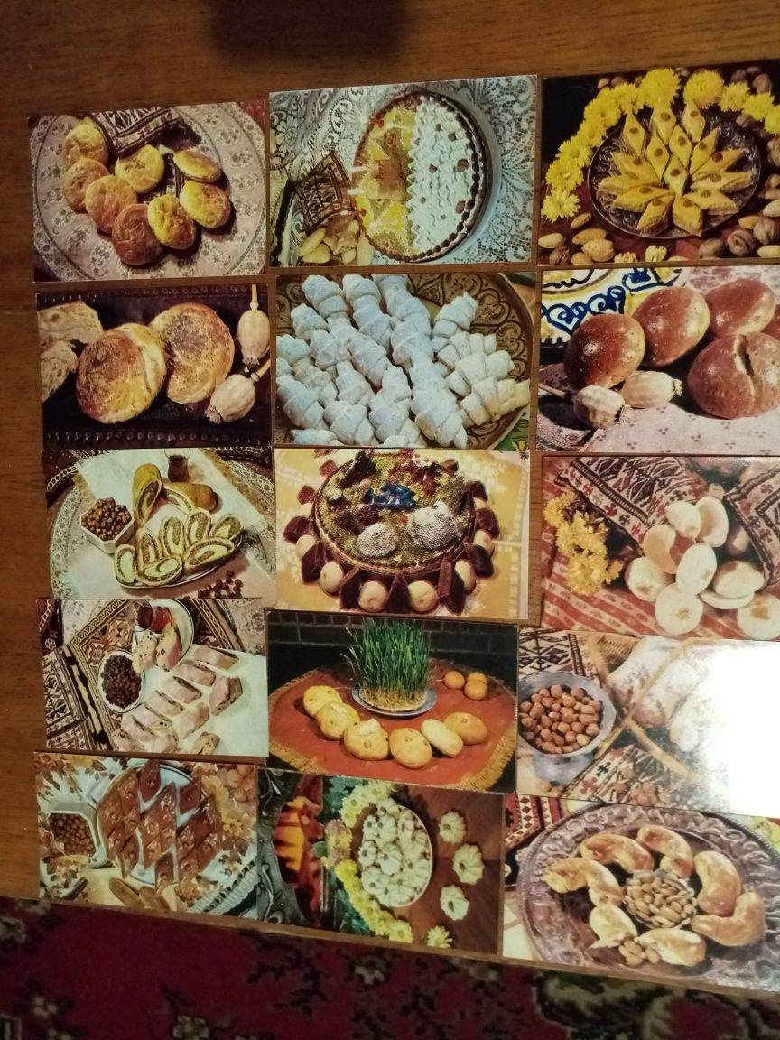 Фото-открытки 250 лет Челябинску, сладкие блюда азейбаржанской кухни
