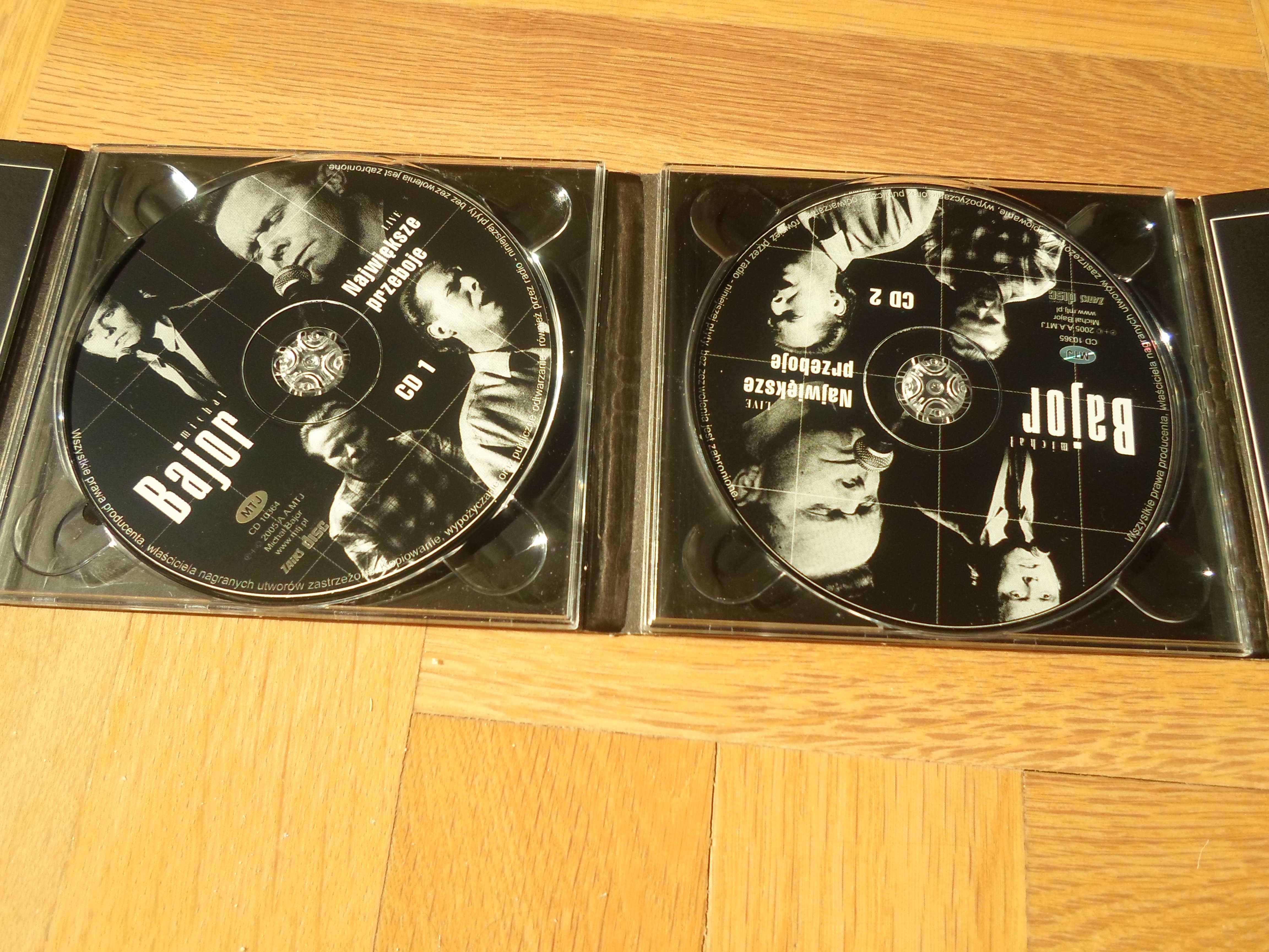Płyty CD. Michał Bajor, największe przeboje. 2 płyty.