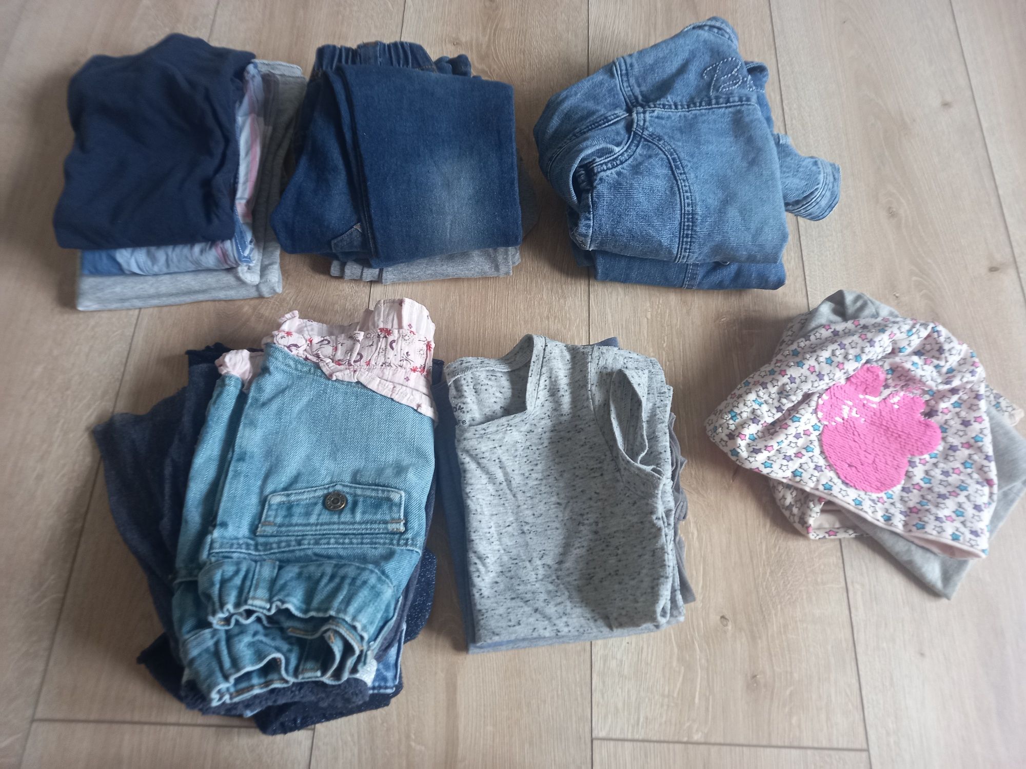 Paka paczka zestaw ubrań 104 dziewczynka h&m Reserved i inne