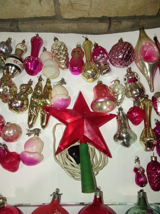 Новогодние ёлочные игрушки СССР