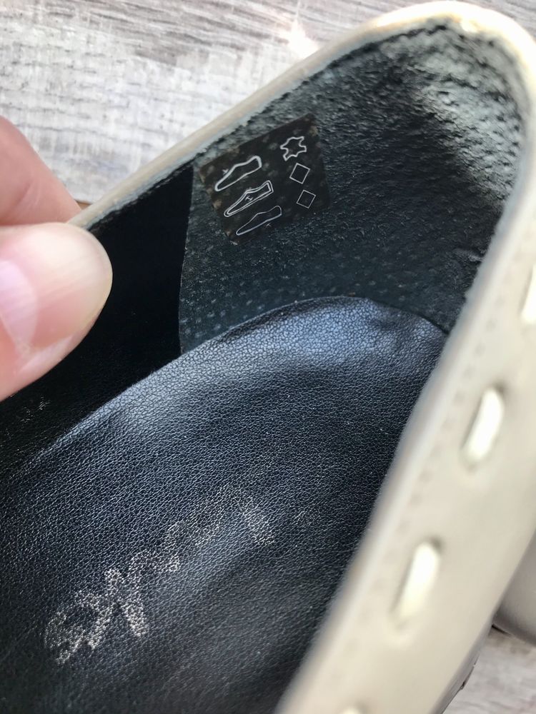 Clarks туфли кожаные балетки мокасины 38 р 24,5см