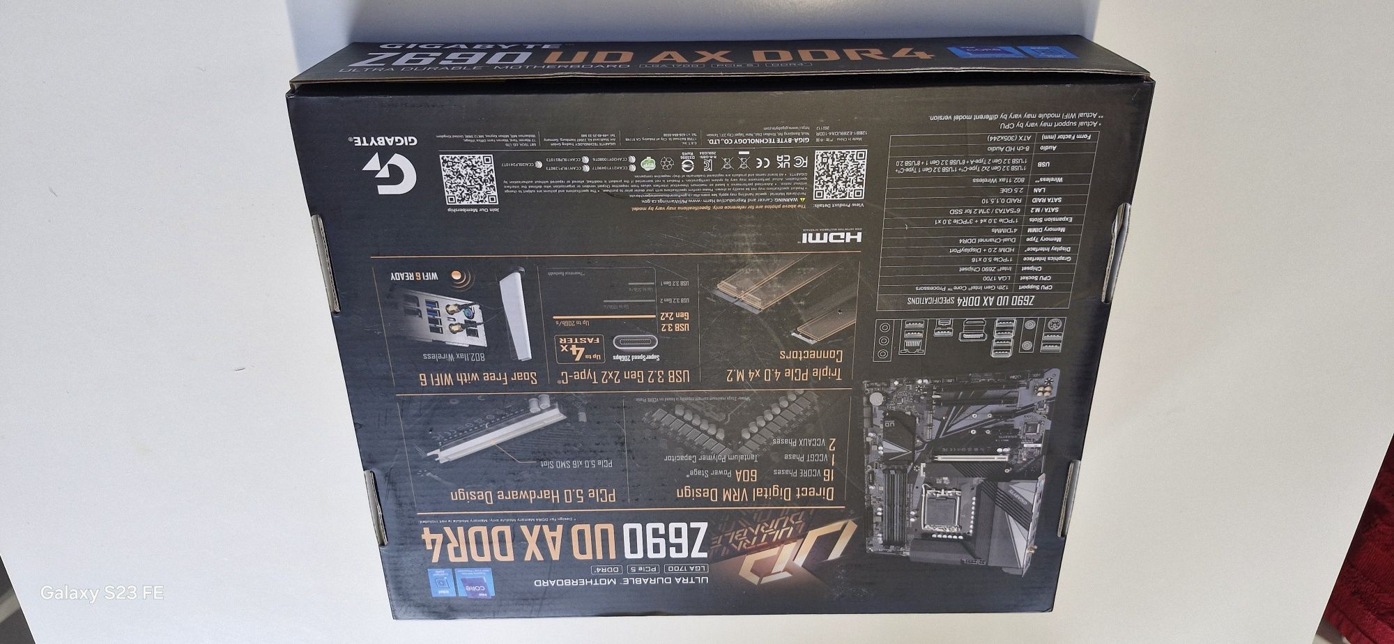 Płyta główna gigabyte Z690 UD AX DDR4