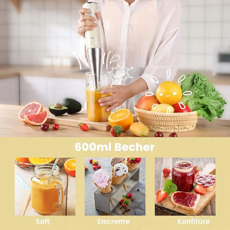 Blender ręczny Comfee CHB-m 550 W beżowy/brązowy