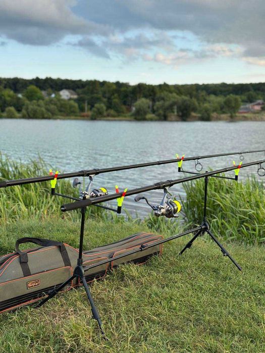 Zestaw karpiowy Komodo 3.6m z Rod Pod, gotowy zestaw wędkarski