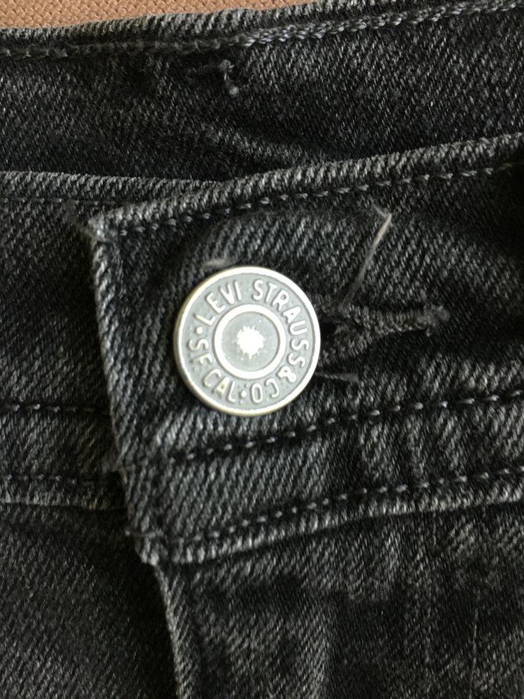 Levi’s Оригинал Юбка джинсовая черная размер xs-s