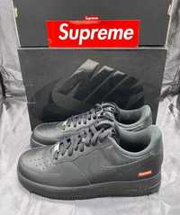 SupremexNikeAirForce1 Black Casual Sneakers EU 39 208 ZZ