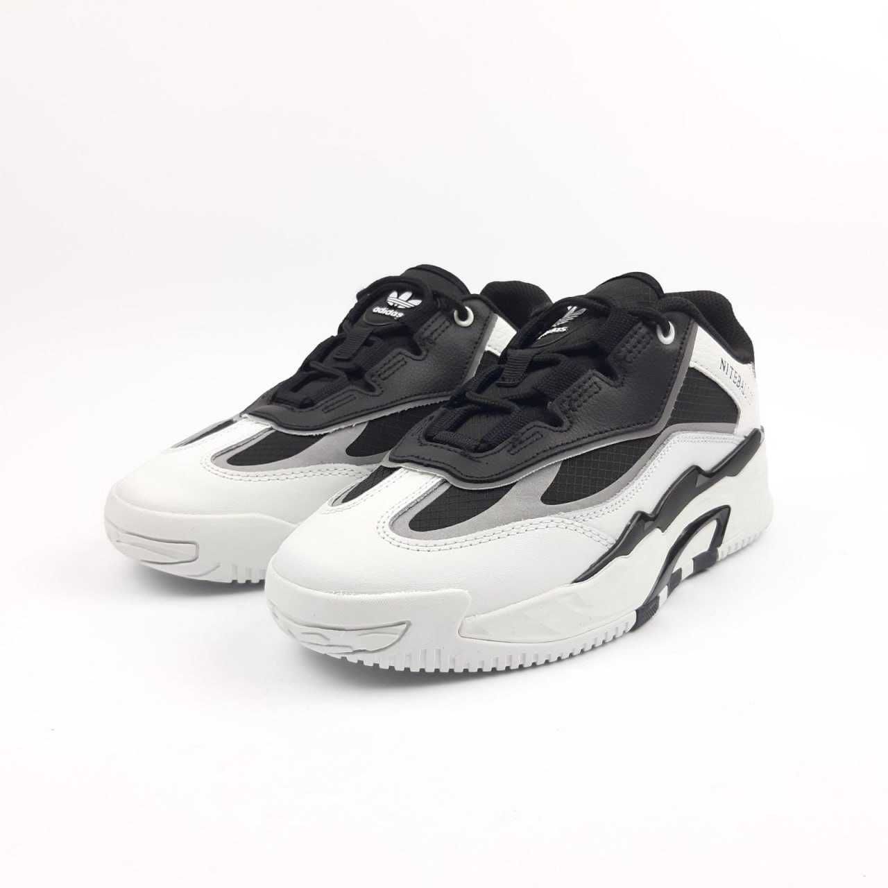 Жіночі кросівки Adidas Niteball ІІ Білі з чорним  20880 ТОП