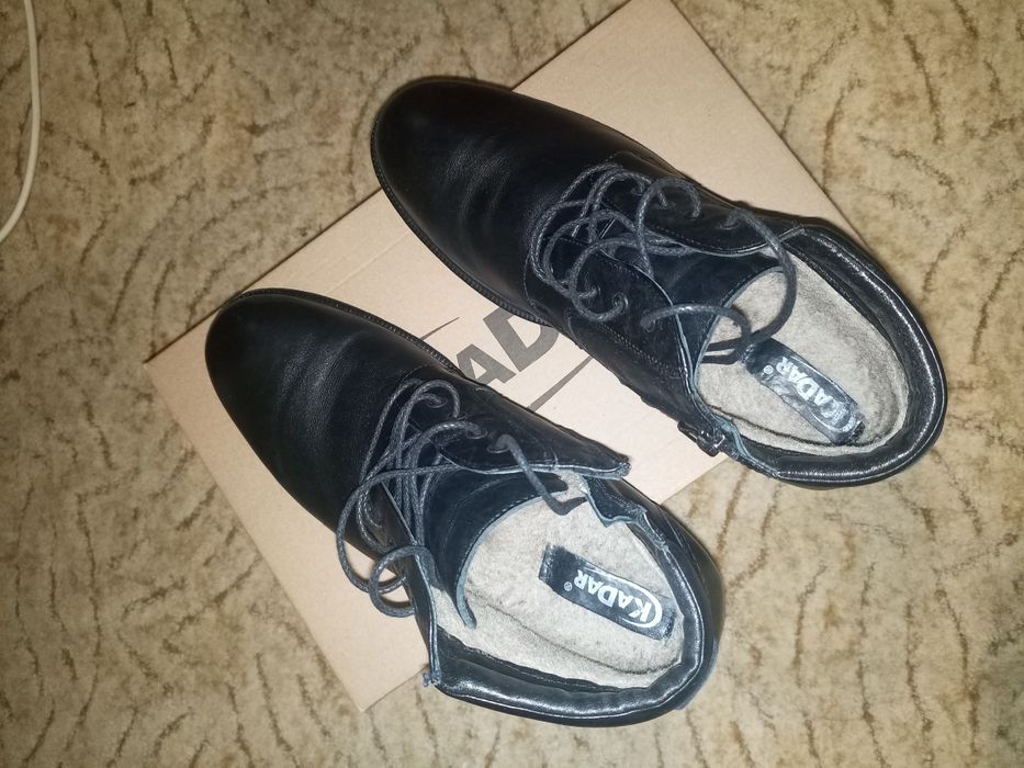 Ботинки мужские кожаные