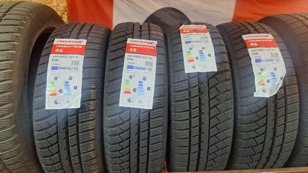 Opony wielosezonowe 185 65 r15 nowe orginalne mocne.