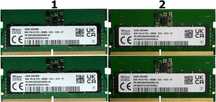 16GB (2x8GB) SO-DIMM DDR5 4800Mhz, 5600MHz от Hynix/Samsung/Micron