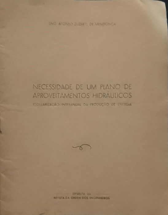 Aproveitamentos Hidráulicos - Eng. Afonso Zuzarte de Mendonça