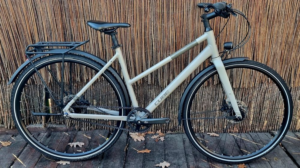 Rower Cube Travel EXC Trekking Miasto Pasek Alfine Roz S (50) Stan bdb